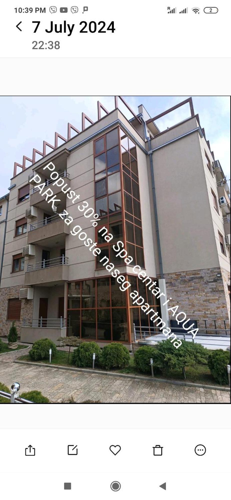 Nektar 88 Apartman Vrnjačka Banja Kültér fotó